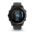 Часы Garmin fenix E - 47 мм, AMOLED серый безель, черный силиконовый ремешок ( 010-03025-01) 2783 - фото 11967