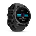 Часы Garmin fenix E - 47 мм, AMOLED серый безель, черный силиконовый ремешок ( 010-03025-01) 2783 - фото 11968
