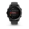 Часы Garmin fenix E - 47 мм, AMOLED серый безель, черный силиконовый ремешок ( 010-03025-01) 2783 - фото 11972