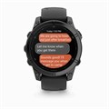 Часы Garmin fenix E - 47 мм, AMOLED серый безель, черный силиконовый ремешок ( 010-03025-01) 2783 - фото 11977