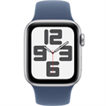 Apple Watch SE 2024, 44 мм, silver blue 2814 - фото 12213