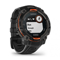 часы Garmin Instinct 3 – 50 mm, Solar Black with Charcoal Band (010-02935-00) 2823 - фото 12278