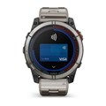 часы Garmin  Quatix 7X Sapphire Solar титановый с серебристым титановым браслетом Артикул: 010-02541-61 2869 - фото 12804