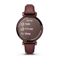 часы Garmin Lily 2 Classic с безелем темно-бронзового цвета, кожаный ремешок ежевичного цвета 010-02839-03 2871 - фото 12823