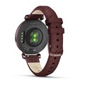 часы Garmin Lily 2 Classic с безелем темно-бронзового цвета, кожаный ремешок ежевичного цвета 010-02839-03 2871 - фото 12824