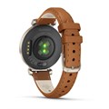 часы Garmin Lily 2 Classic с безелем цвета кремовое золото, коричневый кожаный ремешок 010-02839-02 2875 - фото 12877