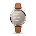 часы Garmin Lily 2 Classic с безелем цвета кремовое золото, коричневый кожаный ремешок 010-02839-02 2875 - фото 12878