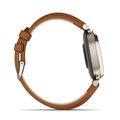 часы Garmin Lily 2 Classic с безелем цвета кремовое золото, коричневый кожаный ремешок 010-02839-02 2875 - фото 12879