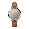 часы Garmin Lily 2 Classic с безелем цвета кремовое золото, коричневый кожаный ремешок 010-02839-02 2875 - фото 12880