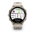 часы Garmin Forerunner 970 серые, золотистый титановый безель, с серым/индиго ремешком 010-02969-12 3003 - фото 13937