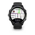 часы Garmin Forerunner 970 черные, темно-серый DLC титановый безель, с черно-серым ремешком 010-02969-10 2970 - фото 13943