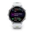 часы Garmin Forerunner 970 белые, титановый безель, с бело-зеленым ремешком 010-02969-11 3004 - фото 13955