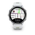 часы Garmin Forerunner 970 белые, титановый безель, с бело-зеленым ремешком 010-02969-11 3004 - фото 13956