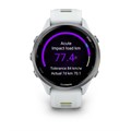 часы Garmin Forerunner 970 белые, титановый безель, с бело-зеленым ремешком 010-02969-11 3004 - фото 13958