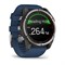 часы Garmin quatix 8 - 51 мм, AMOLED, Sapphire, Titanium, синий силиконовый ремешок Артикул: 010-02905-91 3207