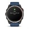 часы Garmin quatix 8 - 51 мм, AMOLED, Sapphire, Titanium, синий силиконовый ремешок Артикул: 010-02905-91 3207