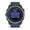 часы Garmin quatix 8 - 47 мм, AMOLED, Sapphire, Titanium, синий силиконовый ремешок Артикул: 010-02904-51 3208