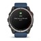 часы Garmin quatix 8 - 47 мм, AMOLED, Sapphire, Titanium, синий силиконовый ремешок Артикул: 010-02904-51 3208