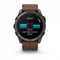 Умные часы GARMIN FENIX 8 PRO 51mm Amoled Sapphire Lens Tinanium With Chestnut Leather Band Plus Pabble gray silicone 010-03199-40 3328