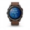 Умные часы GARMIN FENIX 8 PRO 51mm Amoled Sapphire Lens Tinanium With Chestnut Leather Band Plus Pabble gray silicone 010-03199-40 3328
