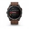 Умные часы GARMIN FENIX 8 PRO 47mm Amoled Sapphire Lens Tinanium With Chestnut Leather Band Plus Pabble gray silicone 010-03198-40 3354