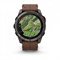 Умные часы GARMIN FENIX 8 PRO 47mm Amoled Sapphire Lens Tinanium With Chestnut Leather Band Plus Pabble gray silicone 010-03198-40 3354