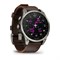 Авиационные умные часы Garmin D2 Mach 2 – 47 мм Титан с коричневым кожаным ремешком 010-02904-31 3509