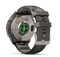Часы Garmin Fenix 9 Pro - 47mm, Solar, inReach, Titanium with Pebble Gray/Silver Gray Silicone Band 010-04338-01 3608
