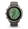 Часы Garmin Fenix 9 Pro - 47mm, Solar, inReach, Titanium with Pebble Gray/Silver Gray Silicone Band 010-04338-01 3608