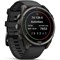 Умные часы Garmin Fenix 9 47mm Amoled Sapphire Carbon Gray DLC Titanium with Black Silicone Band (010-04762-11) 3696