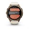Часы Garmin Fenix 9 Pro - 43mm, inReach, Autumn Gold Titanium with Cream/French Gray Silicone Band 010-04335-21 3704