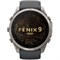 Часы Garmin Fenix 9 Pro - 51mm, No inReach, Titanium with Graphite/Black Silicone Band  010-04337-26 3712