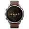 Часы Garmin Fenix 9 Pro 47 мм AMOLED inReach Titanium Walnut Leather Band 010-04336-41 3724