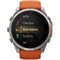 Часы Garmin Fenix 9 Pro 47 мм AMOLED inReach Titanium Autumn Orange / Spark Orange 010-04336-01 3725