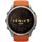 Часы Garmin Fenix 9 Pro 47 мм AMOLED inReach Titanium Autumn Orange / Spark Orange 010-04336-01 3725