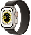 Apple Watch Ultra GPS + Cellular, 49 мм, корпус из титана, ремешок Trail черного/серого цвета, размер M/L - фото 5373