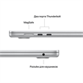 Apple MacBook Air 15 2023 M2, RAM 8 ГБ, SSD 256 ГБ,MQKR3, Silver 2094 - фото 6665