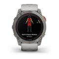 Умные часы Garmin Fenix 7X Pro Sapphire Solar Edition Титановый корпус с дымчато-серым оранжевым ремешком 010-02778-15 2129