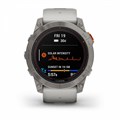 Умные часы Garmin Fenix 7X Pro Sapphire Solar Edition Титановый корпус с дымчато-серым оранжевым ремешком 010-02778-15 2129