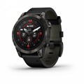 Умные часы Epix Pro (Gen 2) Sapphire Edition 47 мм, титановый, угольно-серый DLC, черный кожаный ремешок 010-02803-30 - фото 7364