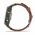 Умные часы Garmin Fenix 7 Pro Sapphire Solar титановый серый с коричневым кожаным ремешком  010-02777-30 2190 - фото 7615