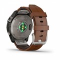 Умные часы Garmin Fenix 7 Pro Sapphire Solar титановый серый с коричневым кожаным ремешком  010-02777-30 2190 - фото 7616