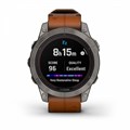 Умные часы Garmin Fenix 7 Pro Sapphire Solar титановый серый с коричневым кожаным ремешком  010-02777-30 2190 - фото 7620