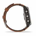 Умные часы Garmin Fenix 7 Pro Sapphire Solar титановый серый с коричневым кожаным ремешком  010-02777-30 2190 - фото 7622