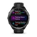 Часы Garmin Forerunner 965   черные, темно-серый DLC титановый безель, с черным ремешком   010-02809-10 2203