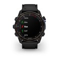 Умные часы Garmin DESCENT MK3I – 43 мм, титановый угольно-серый, DLC, черный силиконовый ремешок 010-02753-11 2453
