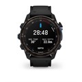 Умные часы Garmin DESCENT MK3I – 43 мм, титановый угольно-серый, DLC, черный силиконовый ремешок 010-02753-11 2453