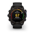 Умные часы Garmin DESCENT MK3I – 43 мм, титановый угольно-серый, DLC, черный силиконовый ремешок 010-02753-11 2453
