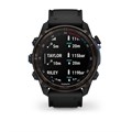 Умные часы Garmin DESCENT MK3I – 43 мм, титановый угольно-серый, DLC, черный силиконовый ремешок 010-02753-11 2453