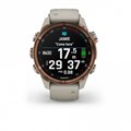 Умные часы Garmin DESCENT MK3I 43 мм, титановый, бронзовый безель PVD, серый силиконовый ремешок 010-02753-14 2454